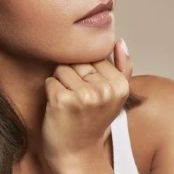 Bague Chaine Rio Selaron Argent Rose Oxyde De Zirconium-Histoire d'Or