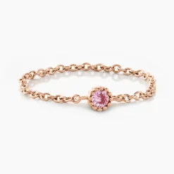 Bague Chaine Rio Selaron Argent Rose Oxyde De Zirconium-Histoire d'Or Online