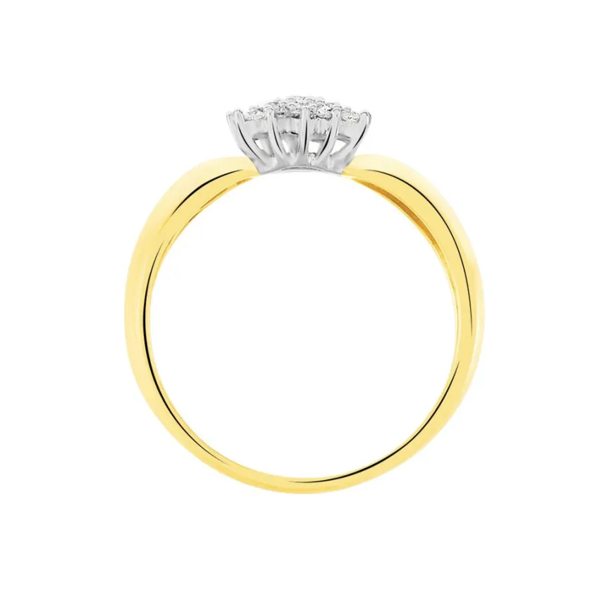 Bague Chou Or Jaune Diamant-Histoire d'Or Hot