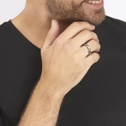 JOURDAN Bague Christell Acier Blanc