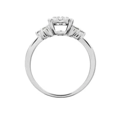 Bague Cierra Platine Blanc Diamant-Histoire d'Or Clearance