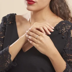 Bague Clotilda Or Jaune Diamant-Histoire d'Or Clearance