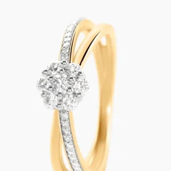 Bague Clytemnestra Or Jaune Diamant-Histoire d'Or Discount