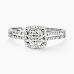 Bague Collection 1986 Or Blanc Diamant-Histoire d'Or New