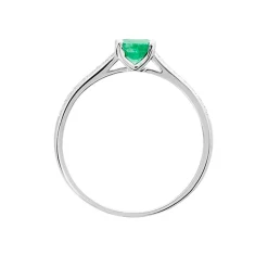 Bague Crista Or Blanc Emeraude Et Diamant-Histoire d'Or Clearance