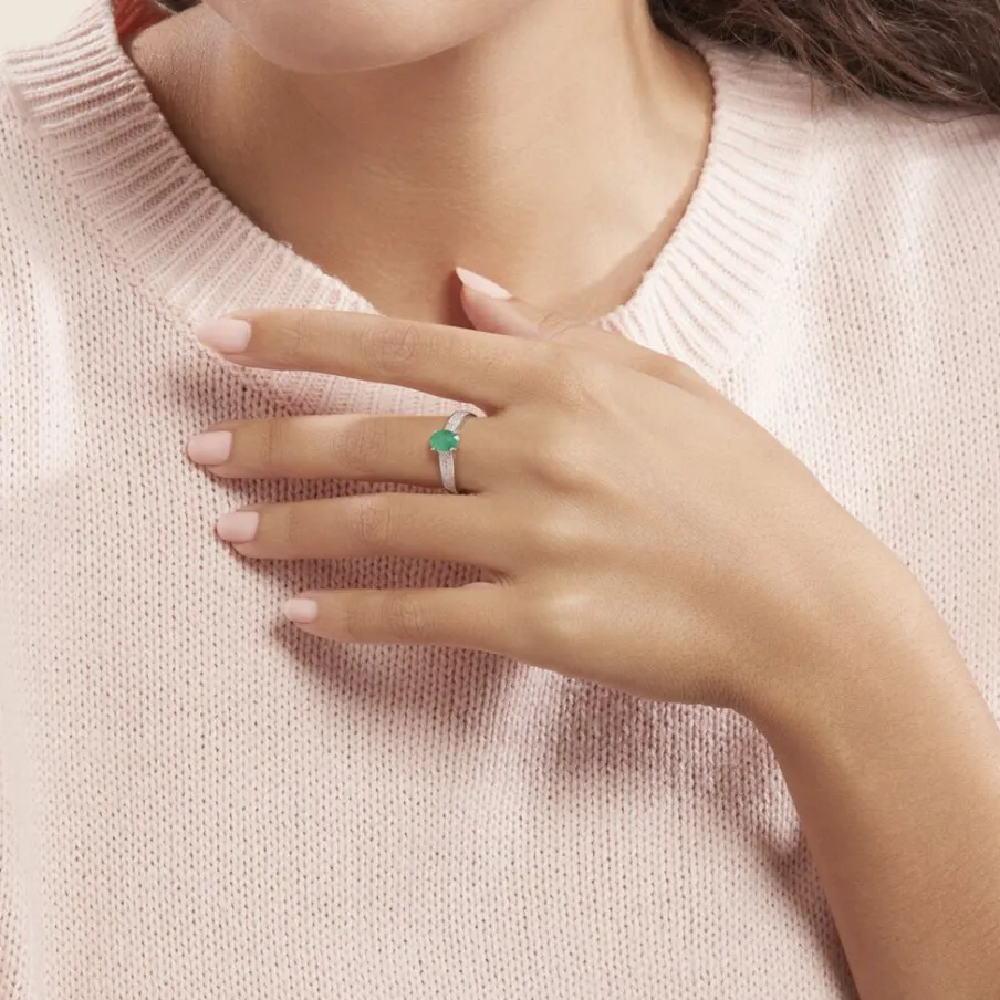 Histoire d'Or Bague Crista Et Diamant