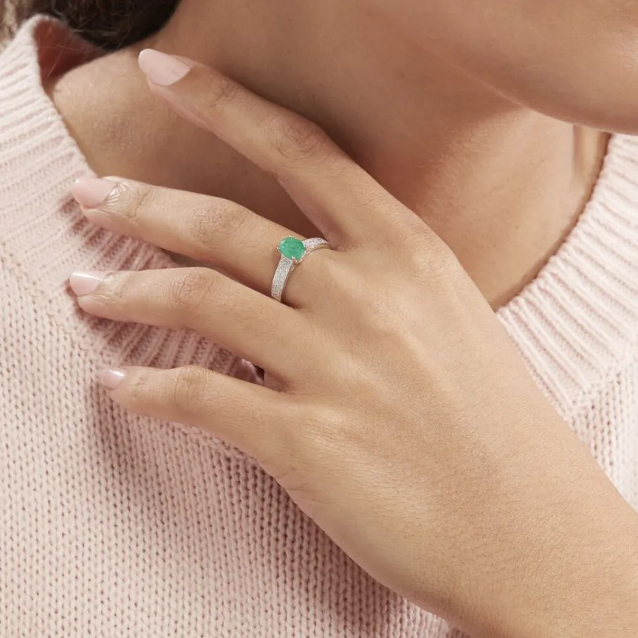 Histoire d'Or Bague Crista Et Diamant