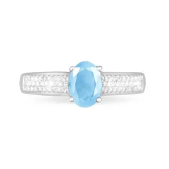 Bague Crista Or Blanc Topaze Et Diamant-Histoire d'Or Best