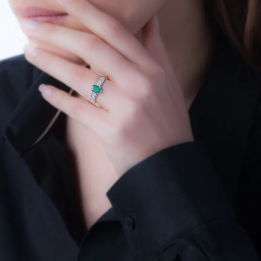 Bague Crista Or Jaune Amethyste Et Diamant-Histoire d'Or Clearance