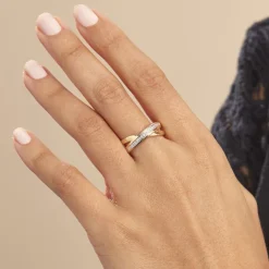 Bague Croisee-Histoire d'Or Online