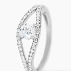 Bague Danice Argent Blanc Oxyde De Zirconium-Histoire d'Or Sale