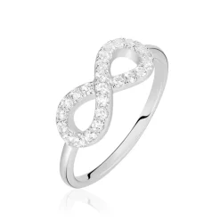 Histoire d'Or Bague Davila Argent Blanc Oxyde De Zirconium
