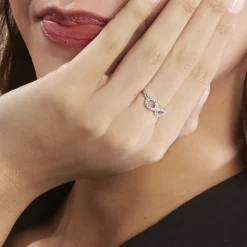 Histoire d'Or Bague Davila Argent Blanc Oxyde De Zirconium