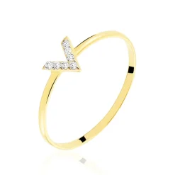 Bague De Phalange Celene Or Jaune Oxyde De Zirconium-Histoire d'Or Outlet