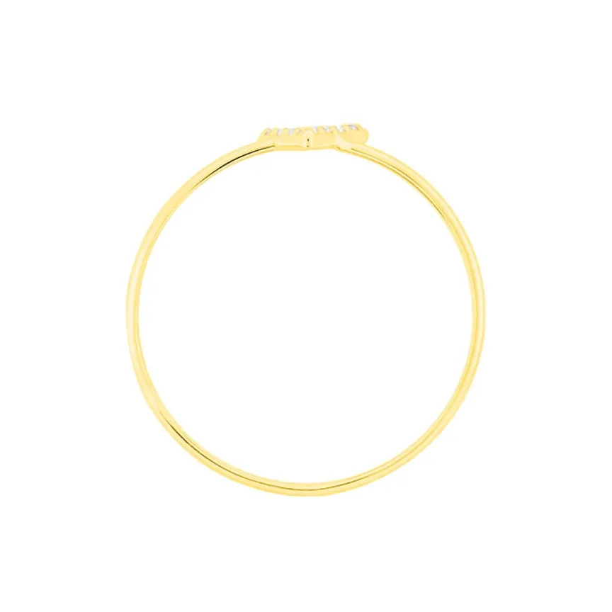 Bague De Phalange Celene Or Jaune Oxyde De Zirconium-Histoire d'Or Outlet