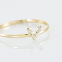 Bague De Phalange Celene Or Jaune Oxyde De Zirconium-Histoire d'Or Outlet