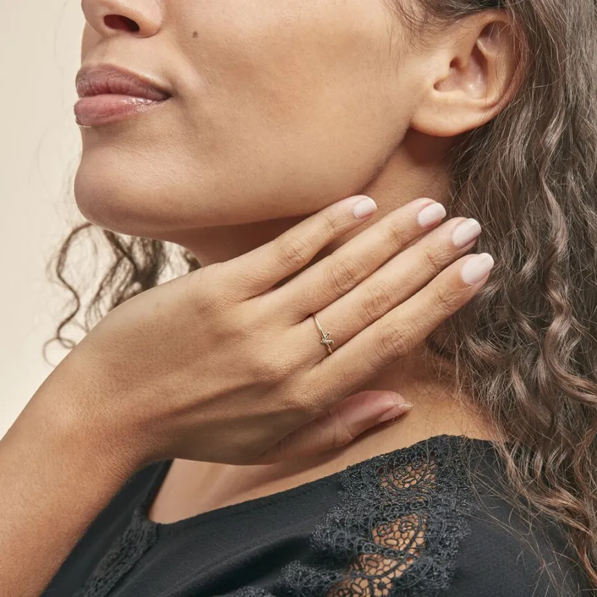 Bague De Phalange Celene Or Jaune Oxyde De Zirconium-Histoire d'Or Outlet