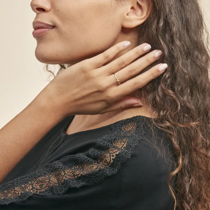 Bague De Phalange Celene Or Jaune Oxyde De Zirconium-Histoire d'Or Outlet