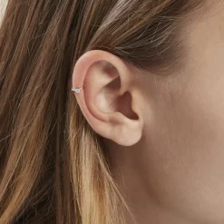 Bague D'hélix Unitaire Anass Argent Blanc Oxyde De Zirconium-Histoire d'Or Best