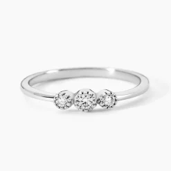Bague Donya Argent Blanc Oxyde De Zirconium-Histoire d'Or Hot