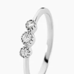 Bague Donya Argent Blanc Oxyde De Zirconium-Histoire d'Or Hot