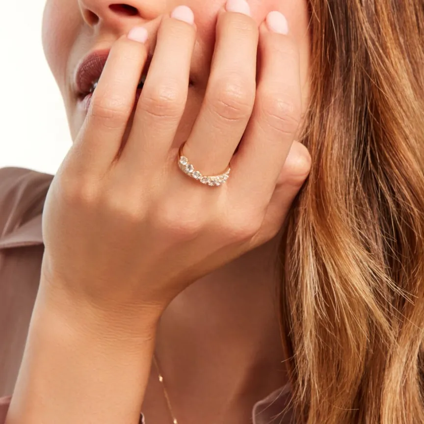 Bague Dorean Or Jaune Oxyde De Zirconium-Histoire d'Or Discount