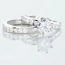 Histoire d'Or Bague Double Jeu De Zirconium