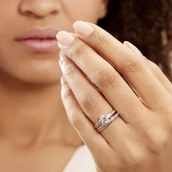 Histoire d'Or Bague Double Jeu De Zirconium