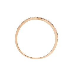 Bague Dounia Or Rose Oxyde De Zirconium-Histoire d'Or