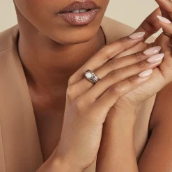 Bague Egerie Argent Blanc Nacre-Histoire d'Or Best