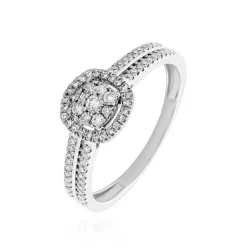 Bague Eleonoora Platine Blanc Diamant-Histoire d'Or Clearance