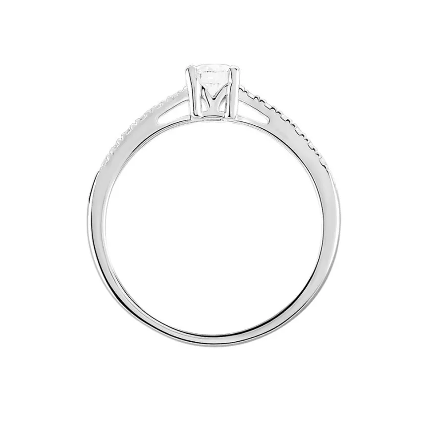 Bague Eliisa Or Blanc Diamant-Histoire d'Or Best