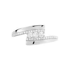 Bague Elorria Or Blanc Diamant-Histoire d'Or Sale