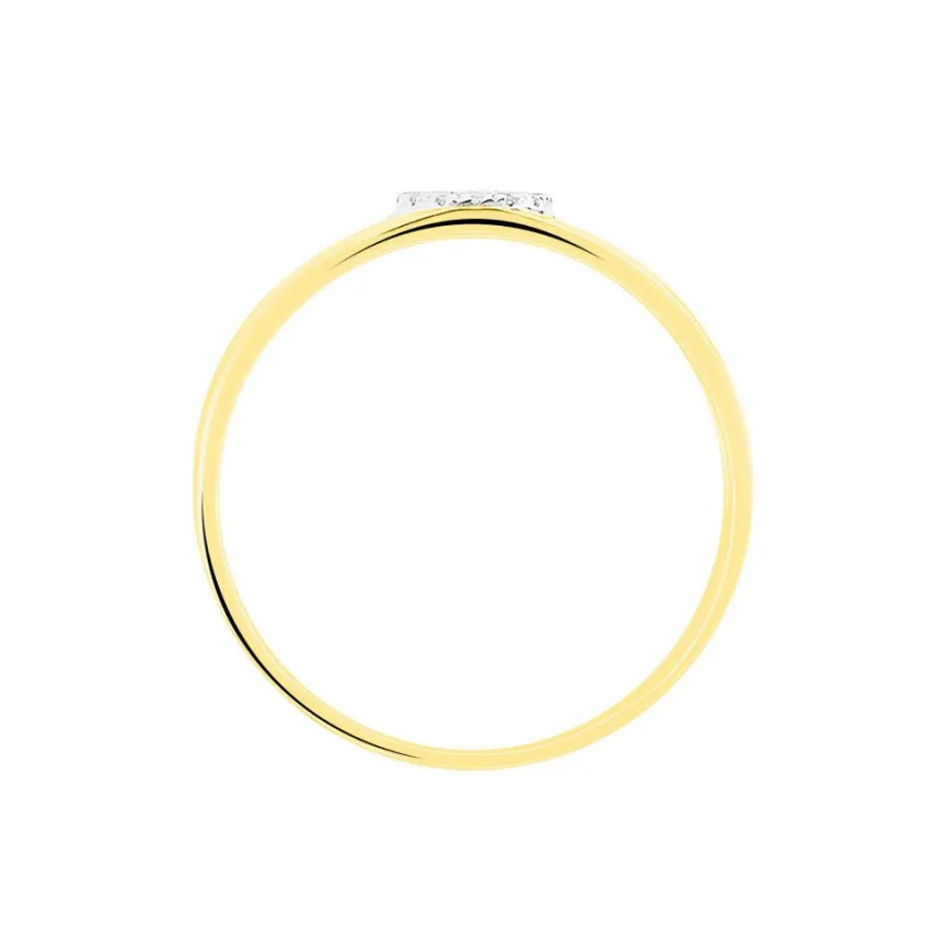 Bague Elsa Or Bicolore Diamant-Histoire d'Or Sale