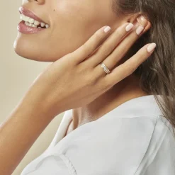 Bague Elsa Or Bicolore Diamant-Histoire d'Or Sale