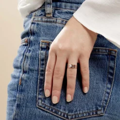 Bague Elsa Or Bicolore Diamant-Histoire d'Or Outlet