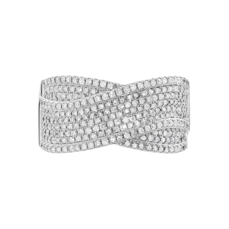 Histoire d'Or Bague Elyne Or Blanc Diamant
