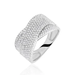 Bague Elyne Or Blanc Diamant-Histoire d'Or Discount