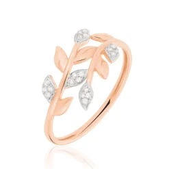 Bague Emelyne Or Rose Diamant-Histoire d'Or Discount