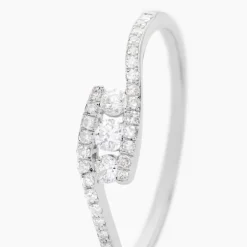 Bague Eternite Or Blanc Diamant-Histoire d'Or Best
