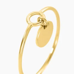 Bague Finesse Acier Jaune-Histoire d'Or Best