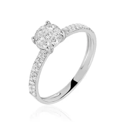 Bague Frika Or Blanc Diamant-Histoire d'Or Clearance
