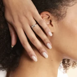 Bague Galya Or Blanc Diamant-Histoire d'Or Sale