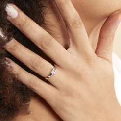 Bague Galya Or Blanc Diamant-Histoire d'Or Sale