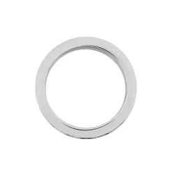 Bague Gaston Acier Blanc-Histoire d'Or Discount