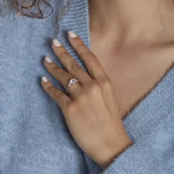 Bague Giana Or Blanc Oxyde De Zirconium-Histoire d'Or