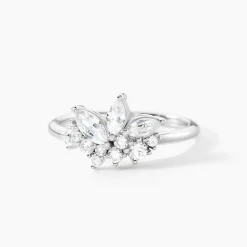 Bague Glow Up Argent Blanc Oxyde De Zirconium-Histoire d'Or Best