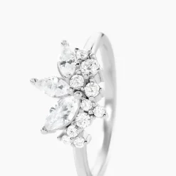 Bague Glow Up Argent Blanc Oxyde De Zirconium-Histoire d'Or Best