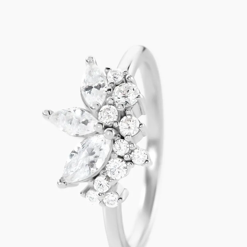 Bague Glow Up Argent Blanc Oxyde De Zirconium-Histoire d'Or Best