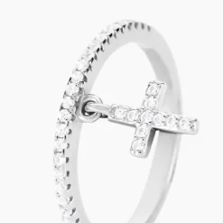 Bague Gorane Argent Blanc Oxyde De Zirconium-Histoire d'Or Best